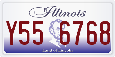 IL license plate Y556768