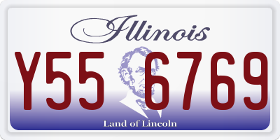 IL license plate Y556769