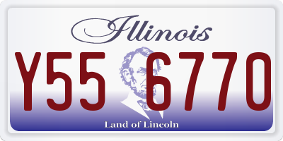 IL license plate Y556770