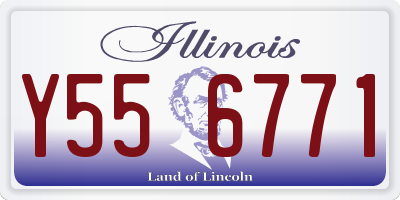 IL license plate Y556771