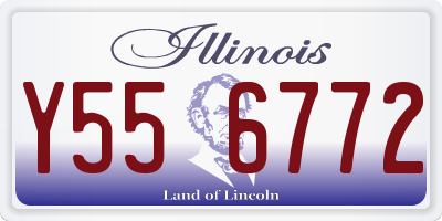 IL license plate Y556772