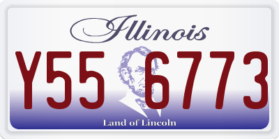 IL license plate Y556773