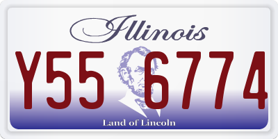 IL license plate Y556774