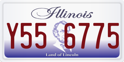 IL license plate Y556775