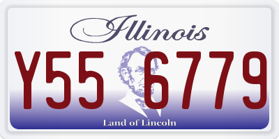 IL license plate Y556779