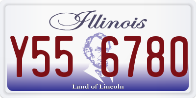 IL license plate Y556780