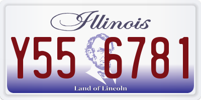 IL license plate Y556781