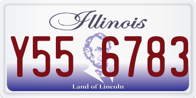 IL license plate Y556783