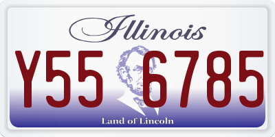 IL license plate Y556785
