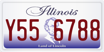IL license plate Y556788