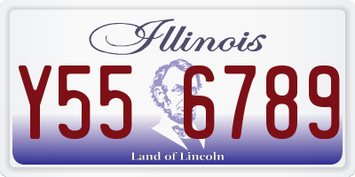 IL license plate Y556789