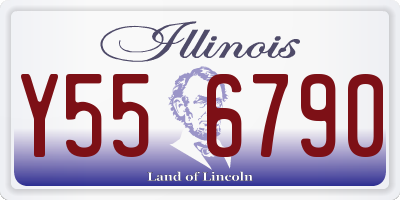 IL license plate Y556790