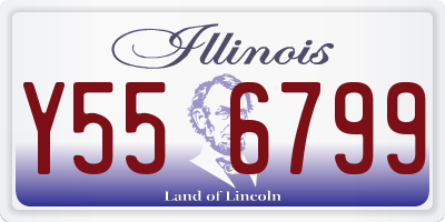 IL license plate Y556799