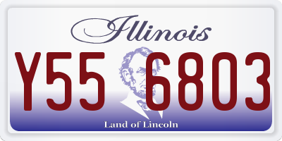 IL license plate Y556803