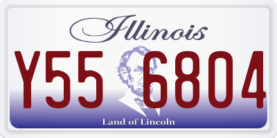 IL license plate Y556804