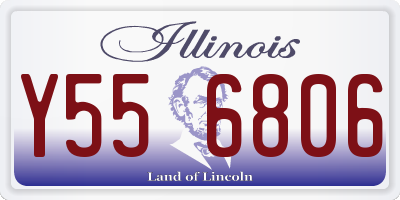 IL license plate Y556806