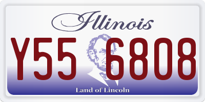 IL license plate Y556808