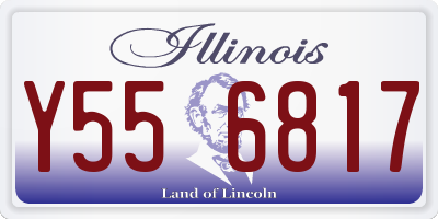 IL license plate Y556817