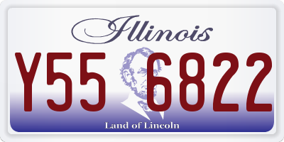 IL license plate Y556822