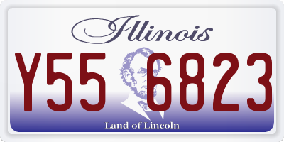 IL license plate Y556823