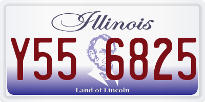 IL license plate Y556825