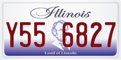 IL license plate Y556827