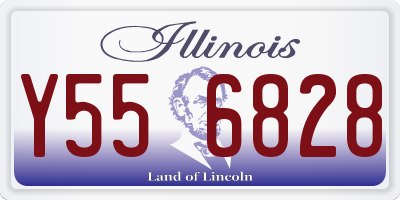IL license plate Y556828