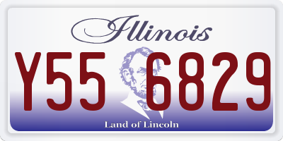 IL license plate Y556829