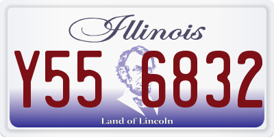 IL license plate Y556832