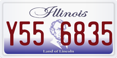 IL license plate Y556835