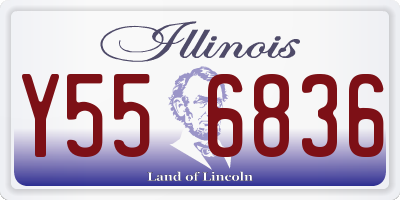 IL license plate Y556836
