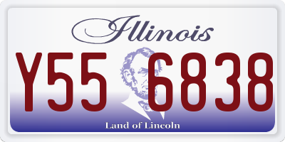 IL license plate Y556838