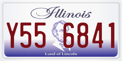 IL license plate Y556841