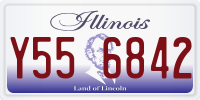 IL license plate Y556842