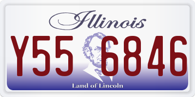 IL license plate Y556846