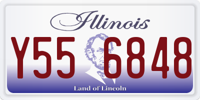 IL license plate Y556848