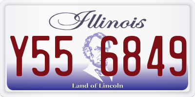 IL license plate Y556849