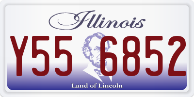 IL license plate Y556852