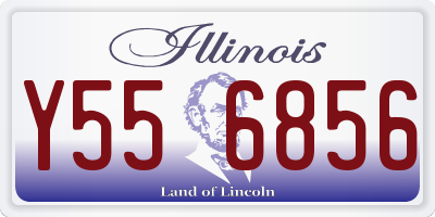 IL license plate Y556856
