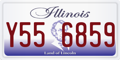 IL license plate Y556859