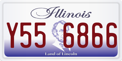 IL license plate Y556866