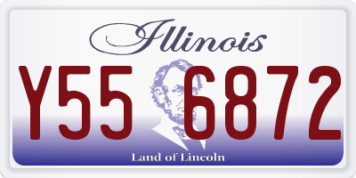 IL license plate Y556872