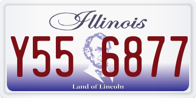 IL license plate Y556877