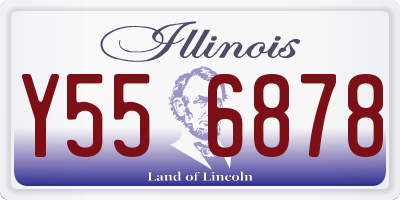 IL license plate Y556878