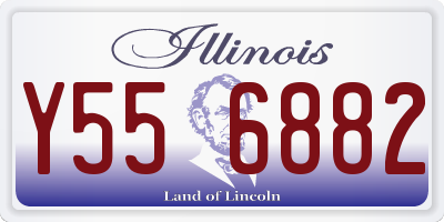 IL license plate Y556882