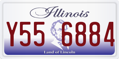 IL license plate Y556884