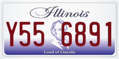 IL license plate Y556891
