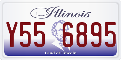 IL license plate Y556895