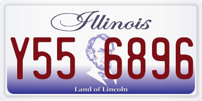IL license plate Y556896