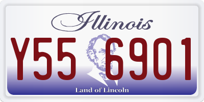 IL license plate Y556901
